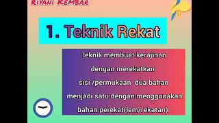 Prakarya kelas viii kerajinan limbah keras e. prinsip pengolahan f.
proses produksi/teknik yang digunakan untuk membuat bahan keras.