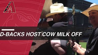 D-backs, Chafin host cow milk-off at Chase Field screenshot 4