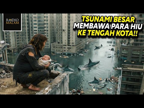HAD TO GIVE BIRTH AMID HUNDREDS OF SHARKS DRAGGED BY A HUGE TSUNAMI - THRASH (2026) Movie Plot