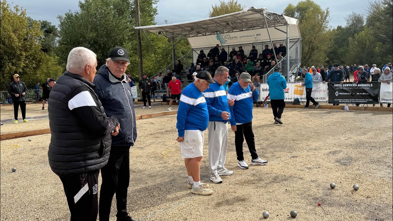 Miniature : Foyot/Garcia/Gouast vs Raillan/Bernard/Asir 1et Tour | Pétanque Chusclan Veterans 2026