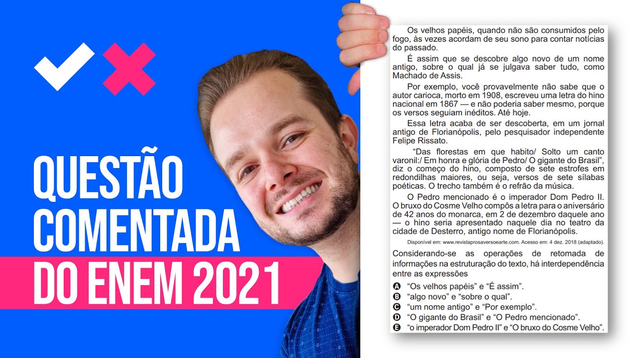 QUESTÃO ENEM 2021 - Achei que seria fácil, mas foi uma das mais difíceis!