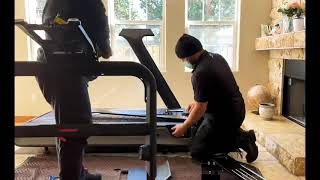 Peloton delivery and assembly