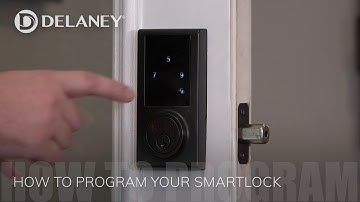 How To Program Your Delaney Hardware SmartLock