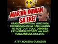 ARAY KO!MARTIN ROMUALDEZ WALANG DUMEPENSA-ATTY. GUANZON SAKIT OUCH!#comedy#jokes#funny#foryou#shorts