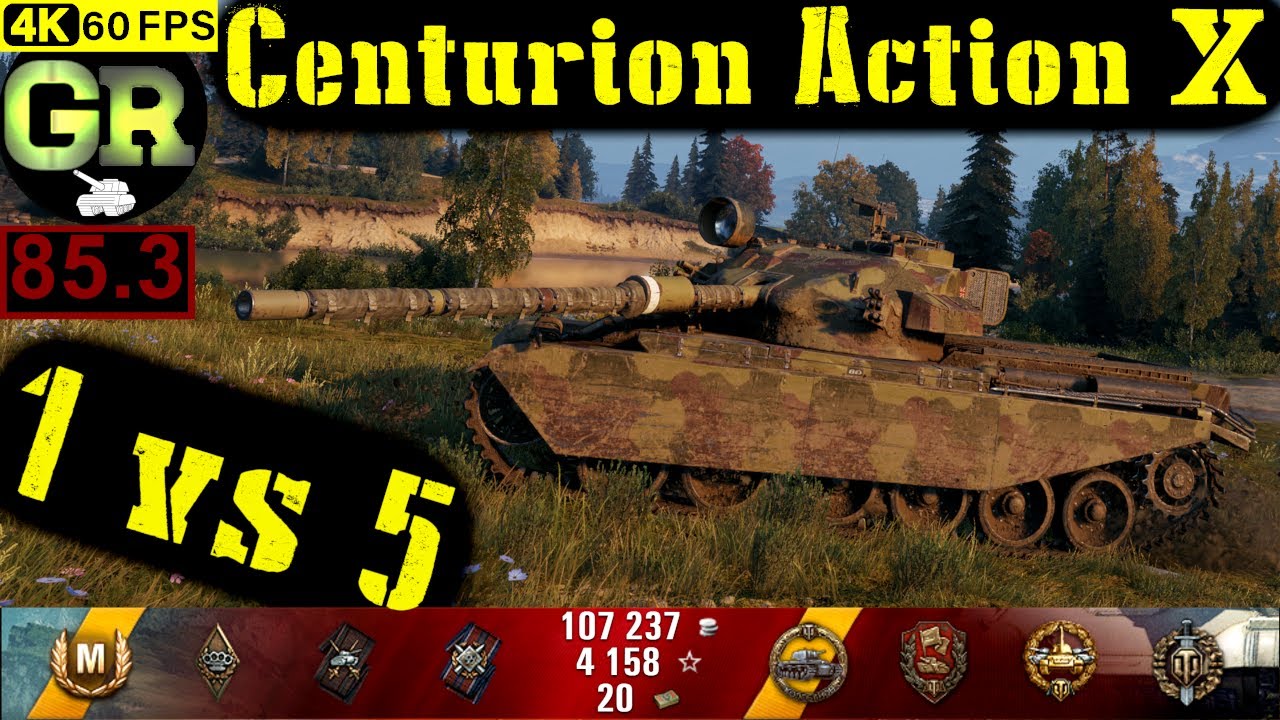 85_World of Tanks Centurion Action X WoT Replay - 7 Kills 9K DMG(Patch 1.4.0)