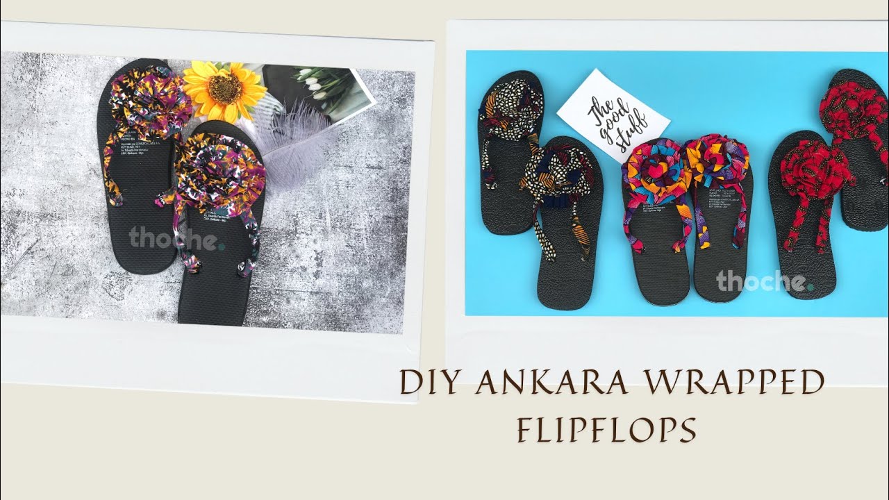 DIY ANKARA FLIPFLOP /ANKARA SLIPPERS / HOW TO MAKE ANKARA FLIPFLOPS / HOW TO MAKE ANKARA SLIPPERS