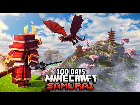I Spent 100 Days as a SAMURAI in a Mythical Minecraft World!