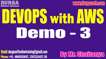 DEVOPS with AWS tutorials || Demo - 3 || by Mr. Chaitanya On 13-12-2025 @10:30AM (IST)