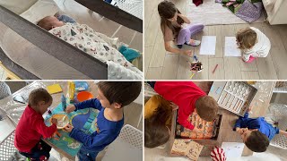 Vacation with 5 kids (4 months to 10 years old): The chaos before departure