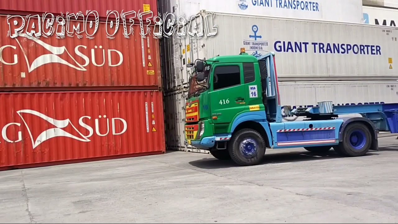 WEEKEND KITA !!! BONGKAR MUAT CONTAINER DENGAN ALAT SIDE LOADER