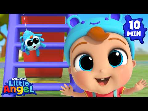 Helping Out Itsy Bitsy Spider 🕸️ Little Angel Nursery Rhymes