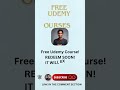 🎁 Free Udemy Courses 2025 | Python, AI, SQL, Excel, Android, C++, ML &amp; More | Limited Time Offer