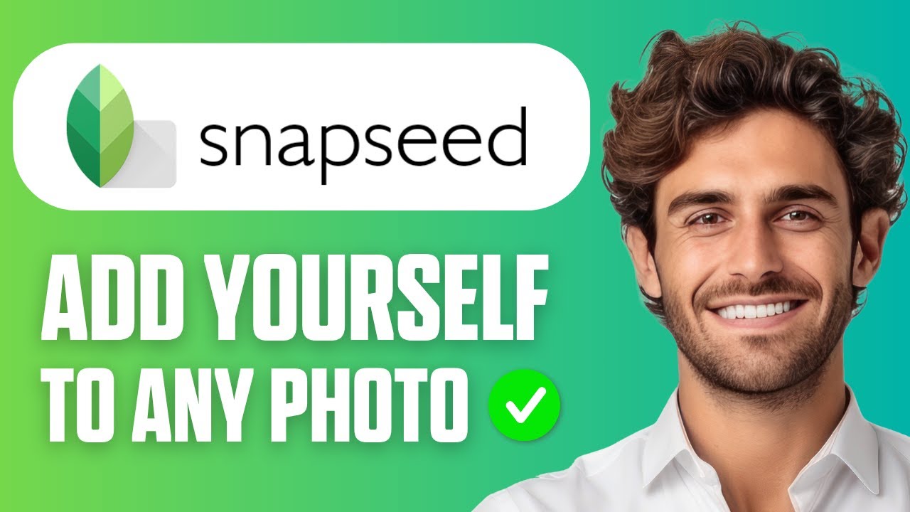 How to ADD YOURSELF to any PHOTO/ Snapseed Editing (Easy Guide 2026)