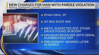 New Charges for Man with Parole Violation