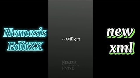 Genda Ful X Jhumka new trend xml by nemesis editzx /bd nemesis gaming