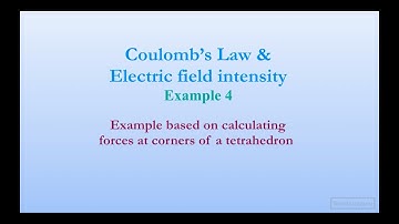 Electromagnetic Fields:Coulombs Law  Example 4