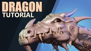 : Sculpting a Dragon's Head - Tutorial