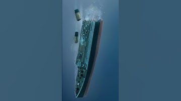 How deep is the bow of the Titanic in the seabed?