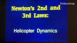 Newton’s laws- helicopter dynamics