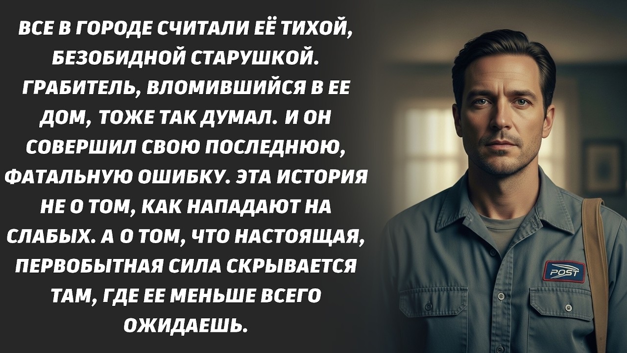 Никогда не злите милую  бабушку. Жестокая история одного ограбления.