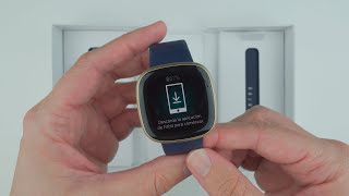 Fitbit Versa 3 Unboxing (Soft Gold / Midnight Blue)