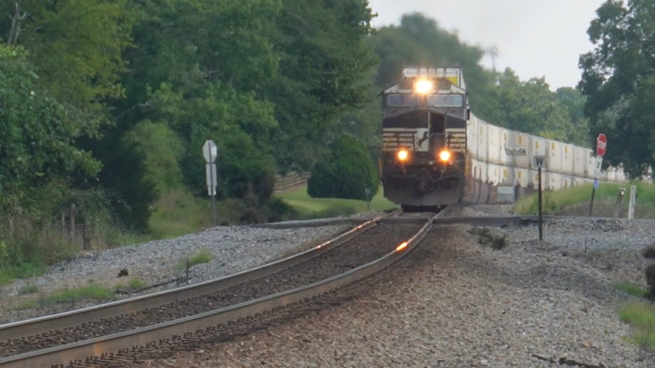 [4k] Flow-Ridin' to Flovilla, Georgia, Norfolk Southern - 08-19-2023