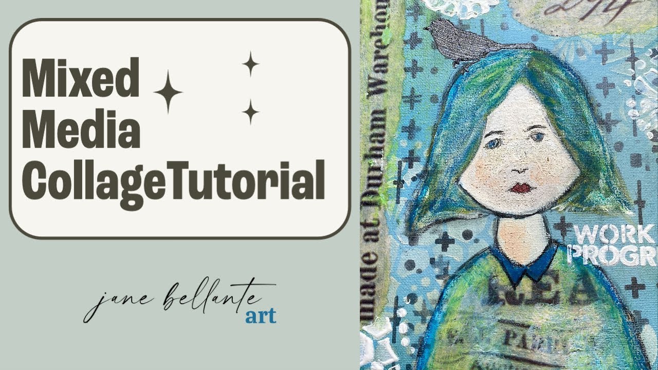 Work In Progress A Mixed Media Collage YouTube