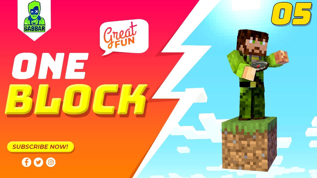 OneBlock || 05 || Mostly Complete The Base Work......with Pro Gabbar in Hindi