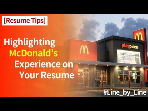 Work Experience Resume Examples Fast Food