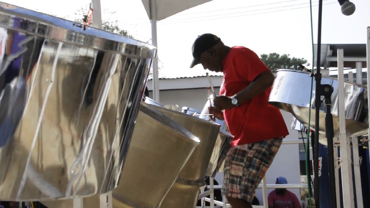 Len 'Boogsie' Sharpe playing at the Phase II Pan Groove Jazz Concert 2020