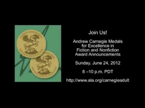 library jobs Molly Raphael on Andrew Carnegie Medals for Excellence in Fiction and Nonfiction (A)
