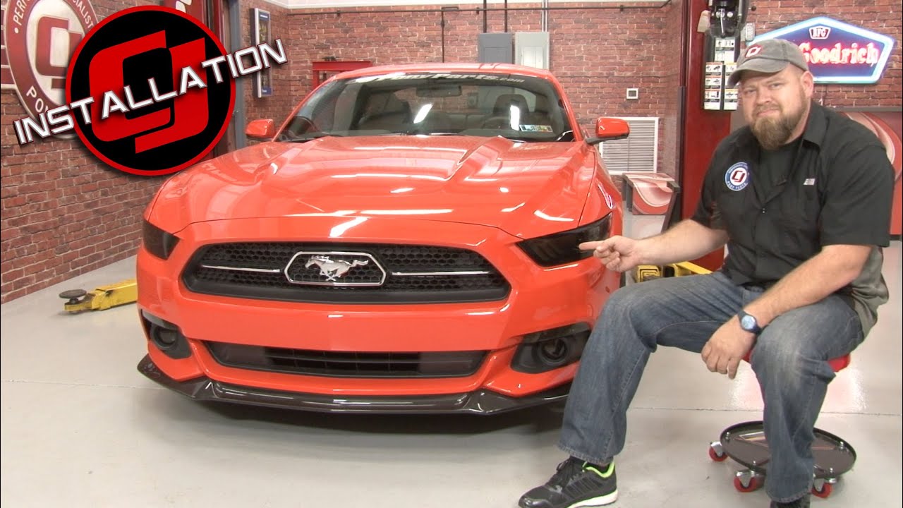 Mustang Complete Anchor Room Front And Rear Light Tint Kit With 50th Anniv Tail Lights Installation