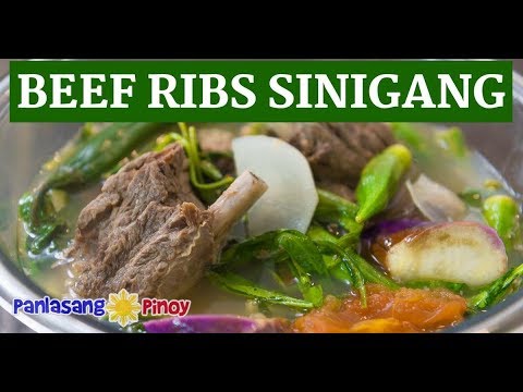 How to Cook Beef Ribs Sinigang (Beef Soup or Sinigang na Baka)