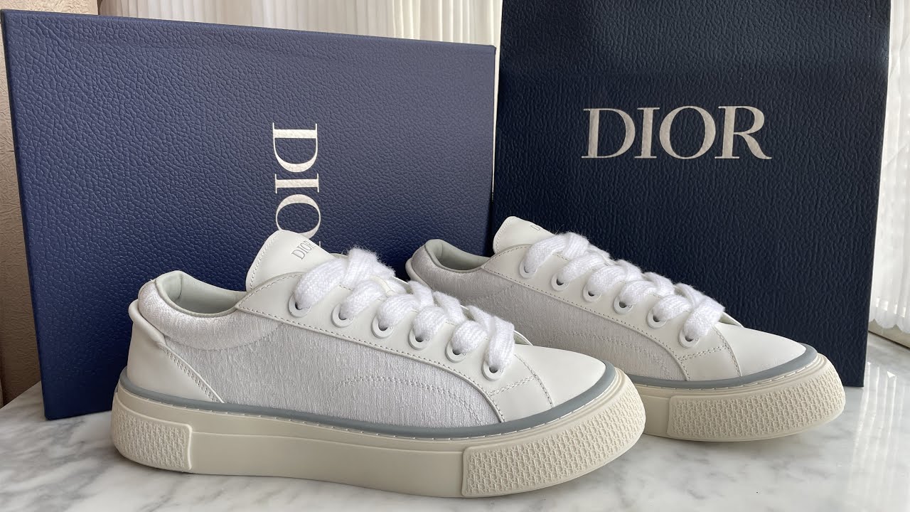 Dior B33 Spin Sneaker White Smooth Calfskin Review