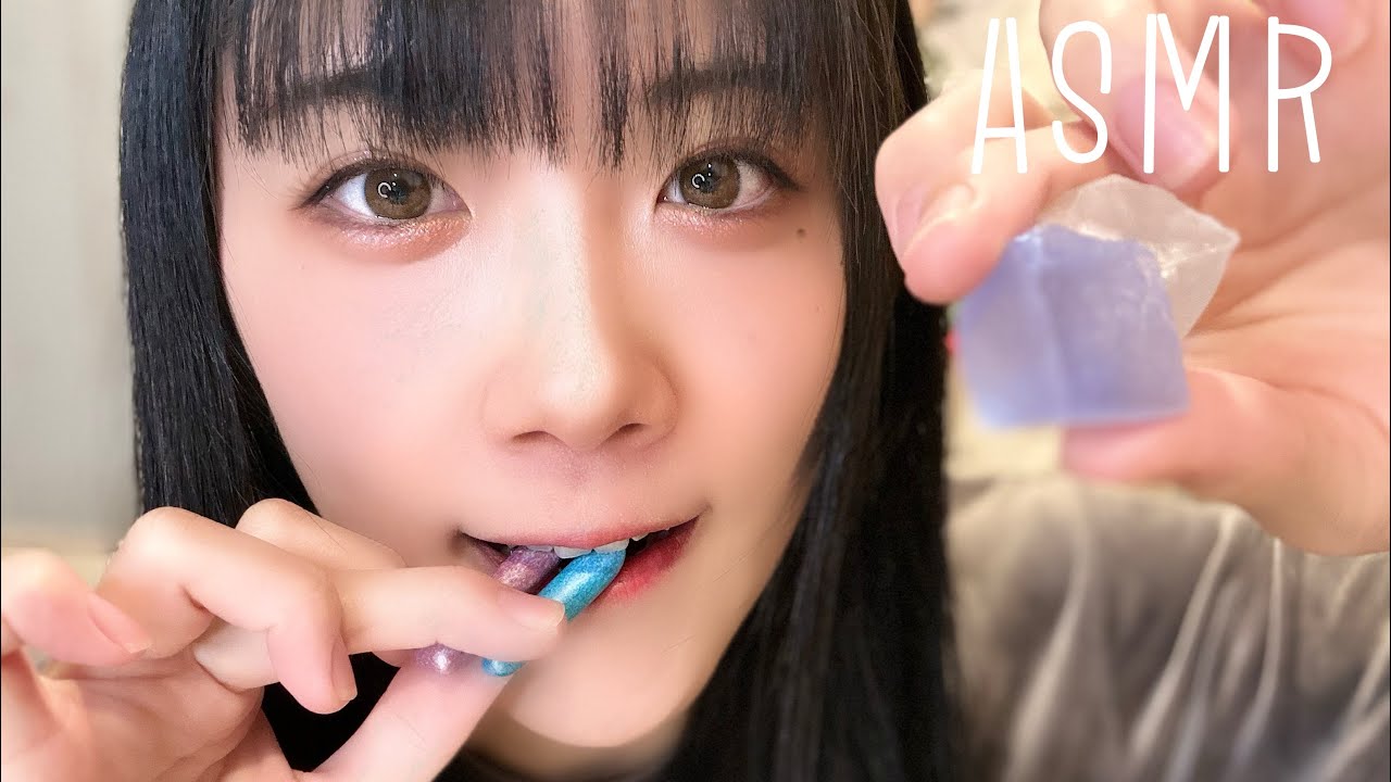【ASMR】琥珀糖💎ヒッチーズを食べる音(囁き声)雑談多め