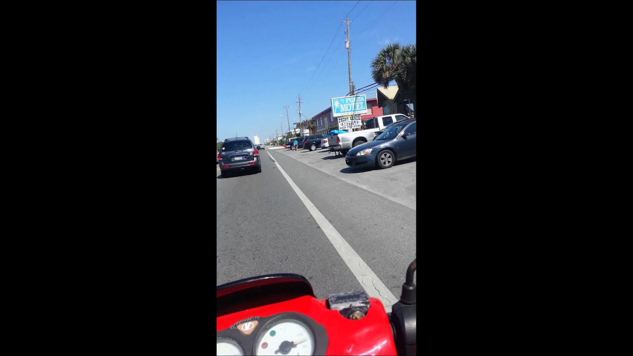 Scooter ride in Panama City Beach Florida 1 YouTube