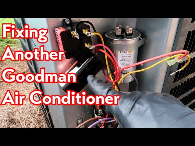 Fixing Another Goodman Air Conditioner - YouTube