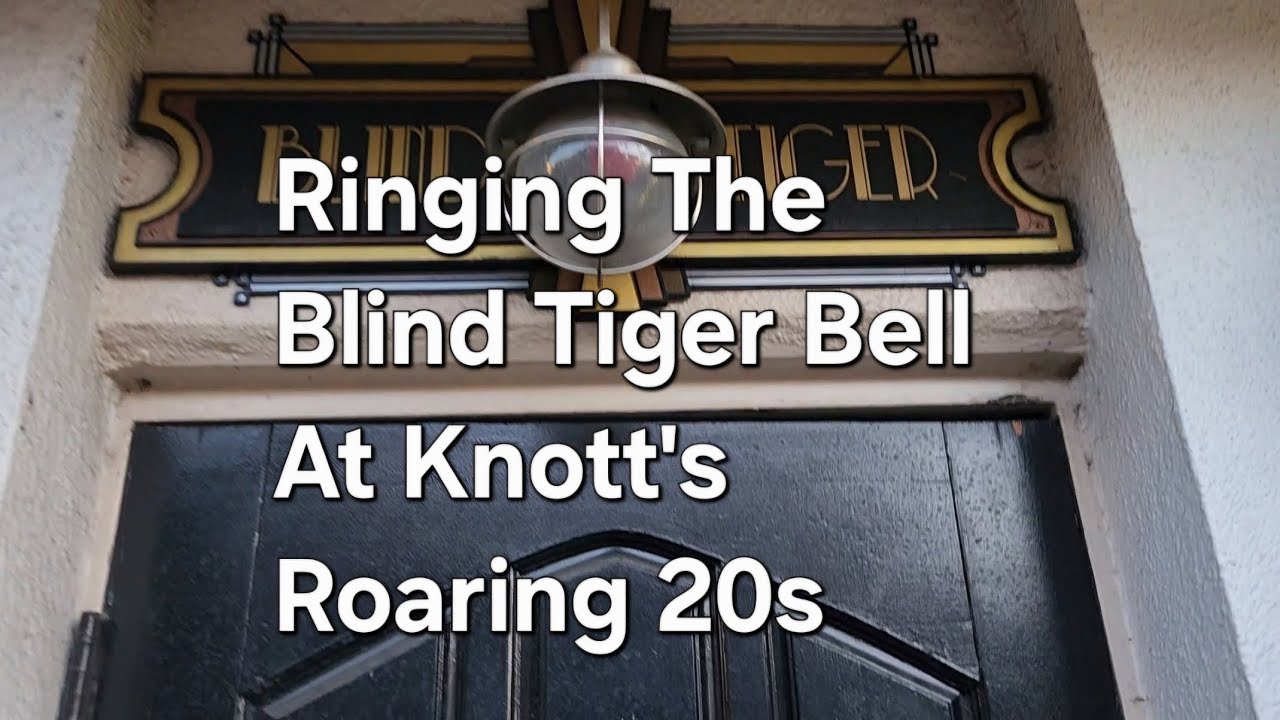 Ringing The Blind Tiger Bell At Knott's Roaring 20s - YouTube