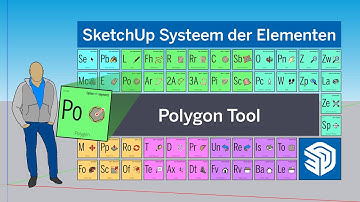 SketchUp Systeem der Elementen - 10 - Polygon Tool