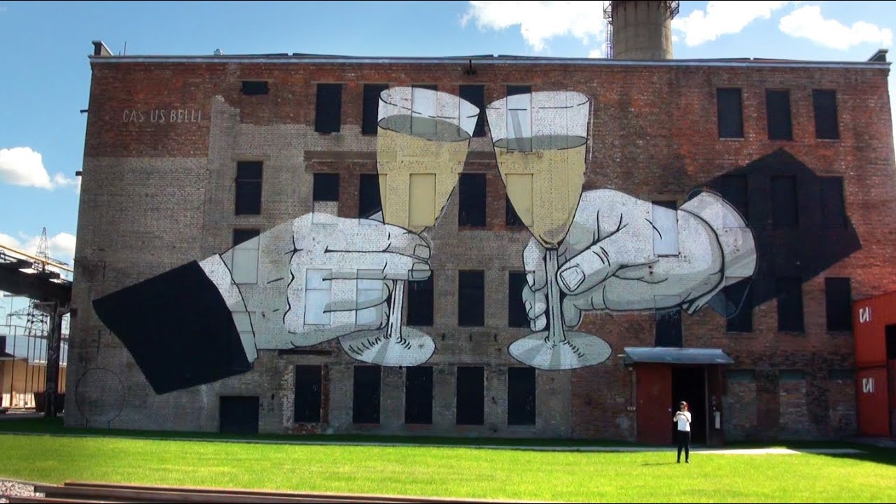 Russian Street Artists Take Over St. Petersburg russian movie