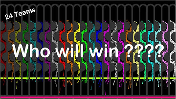 Mix and Separate - Team Marble Race in Algodoo