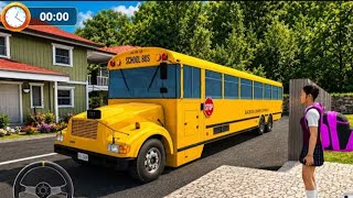 Virtual High School Simulator – School Bus Driving Game - Android Gameplay screenshot 4
