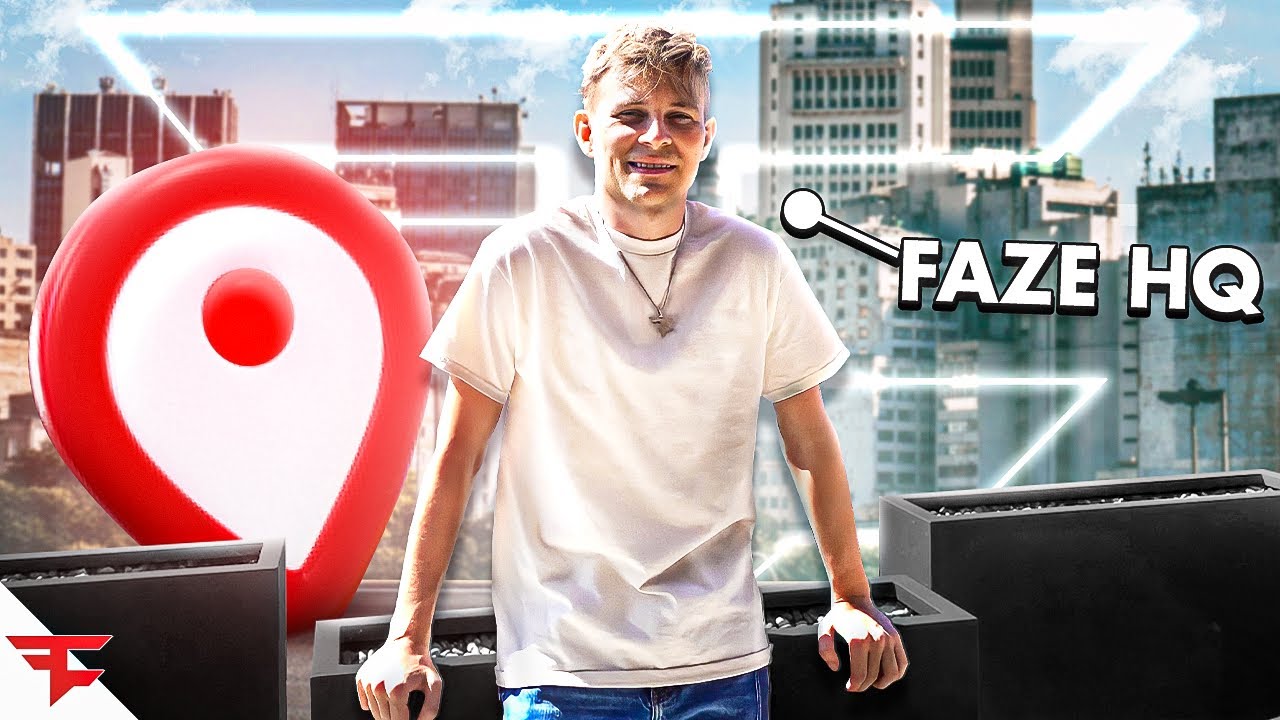 I went to the FaZe HQ for my merch Photoshoot and ended up on a Zamboni..
