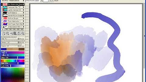 TwistedBrush Tutorials: Art Pro - Watercolor ArtSet