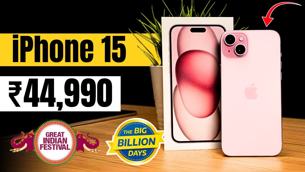 iPhone 15 Price in Big Billion Days Flipkart Sale 2025 🔥 iPhone in BBD Sale