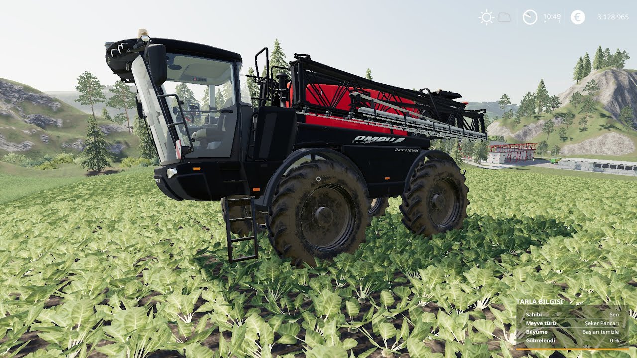 Farming Simulator 2019 Ombu Sprayer Mod FS19 - YouTube