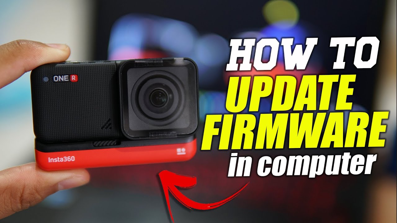 How to update INSTA ONE R firmware in computer
