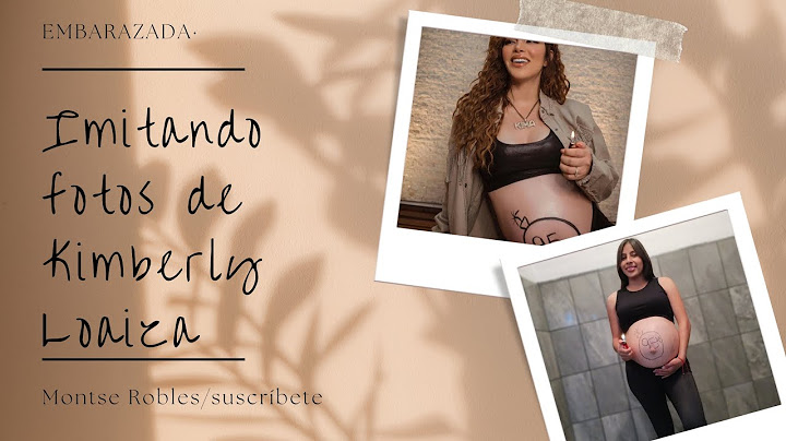 Imitando fotos de Kimberly Loaiza embarazada 💖🤰/Montse Robles