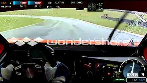 Praga RS4 Test Brands Hatch Jan 25 2012 Traction Control Save