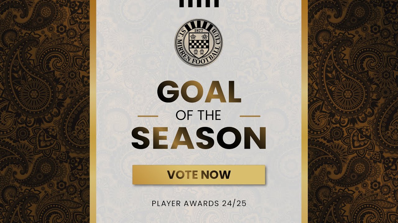 ⚽️ St Mirren FC Goal of the Season 2024/25